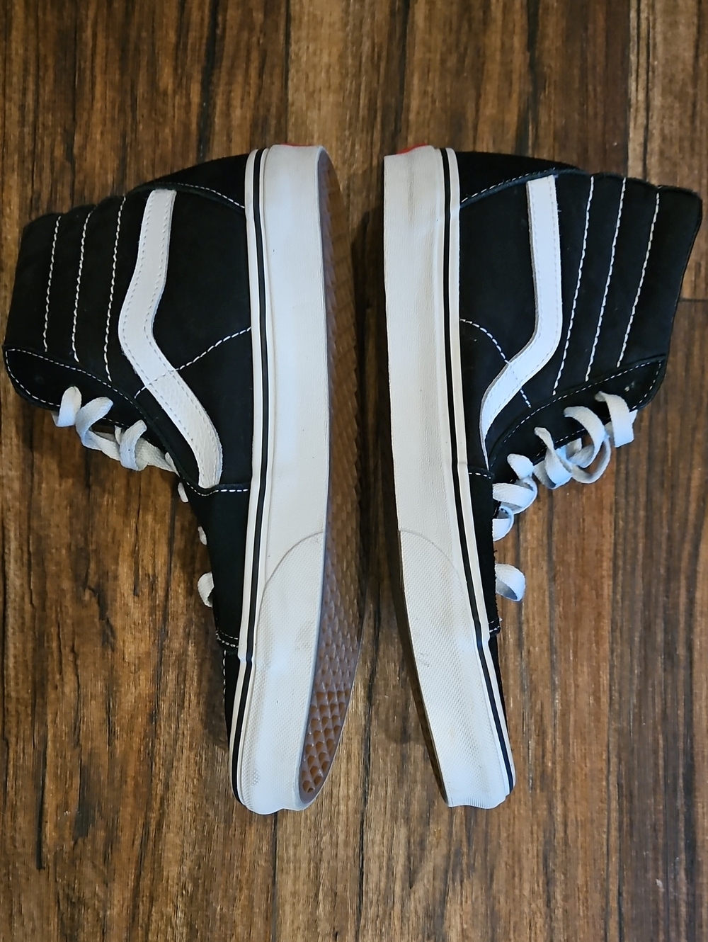 Vans Black & White High-Top Sneakers